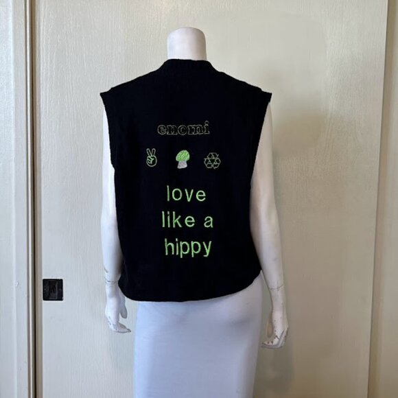 Handmade Hippy Sweater Vest Large - Picture 3 of 4